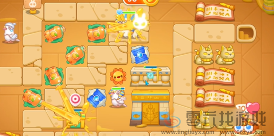 保卫萝卜4法老归来119关通关攻略(图3)